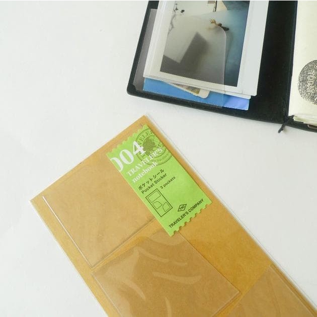 

BARANG TERLARIS Midori Traveler's Notebook Refill 004 - Pocket Sticker Regular Size