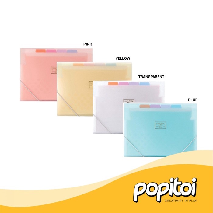 

BARANG TERLARIS Kokuyo Pastel Cookie Document Bag A4 File Folder Holder Organizer Map