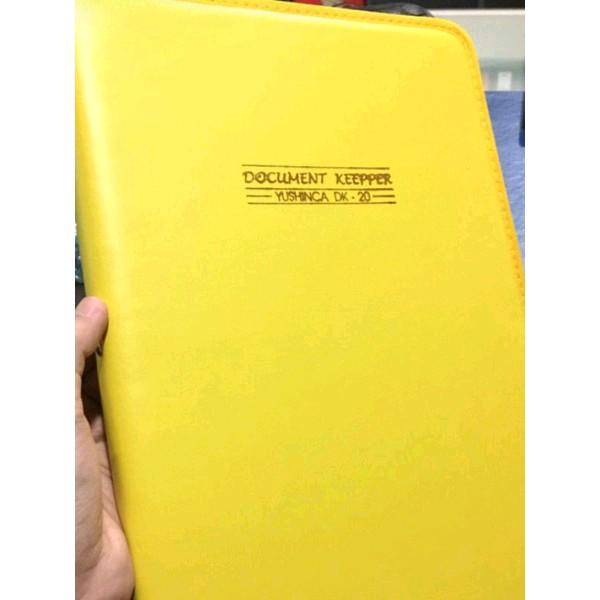 

BARANG TERLARIS Map Organizer F4 20 lembar dokumen keeper Resleting cover Anti Air Stationery