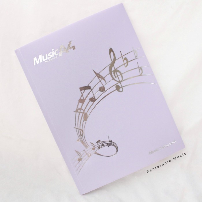 

BARANG TERLARIS Map Kertas Musik Partitur Notes Folding Document Purple Music Gift