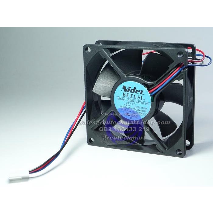NIDEC BETA D08A-24TS2 Fan 24Vdc 80x80x25mm