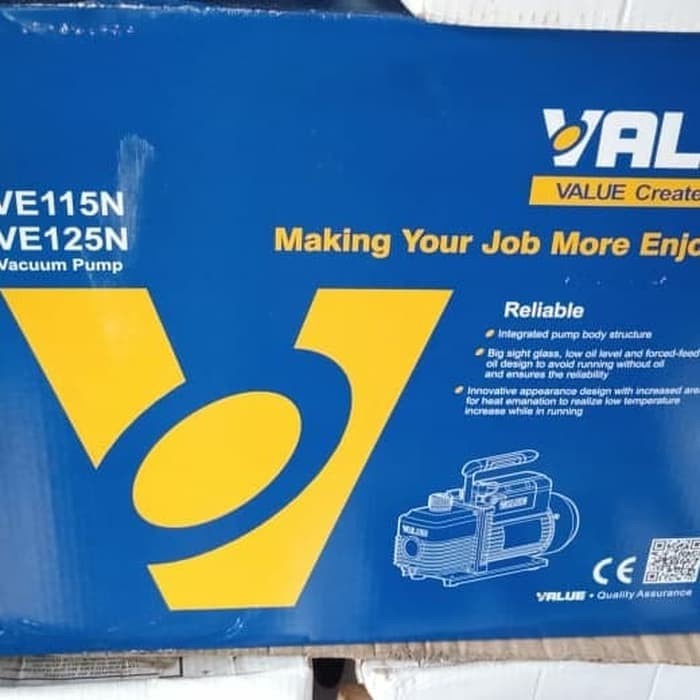 Paling Baik Value Ve115N Ve125N 1/4 Vacuum Pump Vacum Kompresor Ve115