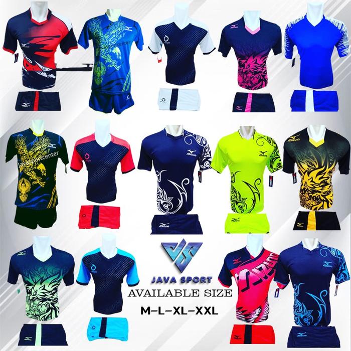 Terlaris Paket 100Rb 3Pcs Setelan Jersey Random Futsal Voli Sepak Bola Futsal Badminton