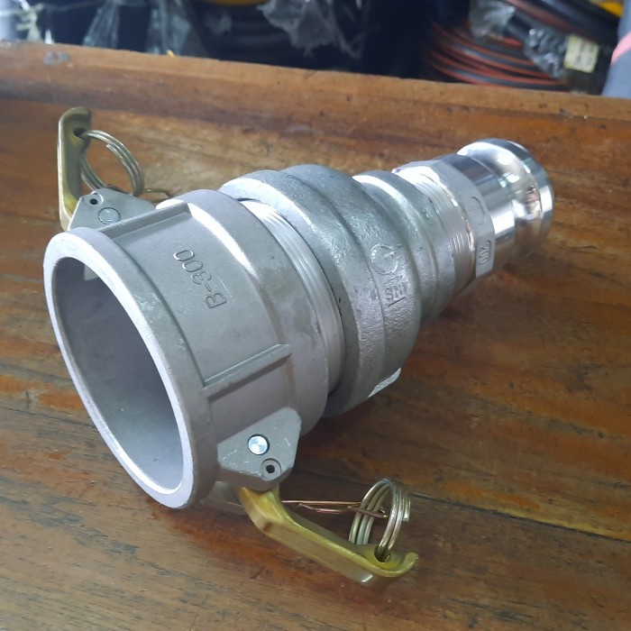 TOP COUPLING CAMLOK ADAPTER ALAT SPBU 3 X 2 ALUMINIUM REDUCER PERTAMINA -