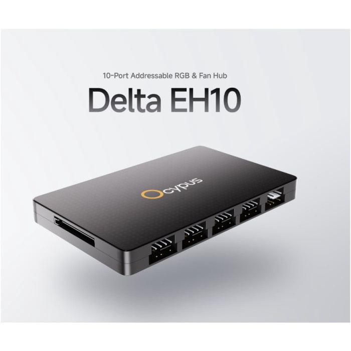 Ready OCYPUS Delta EH10 10-Port Addressable RGB & Fan Hub