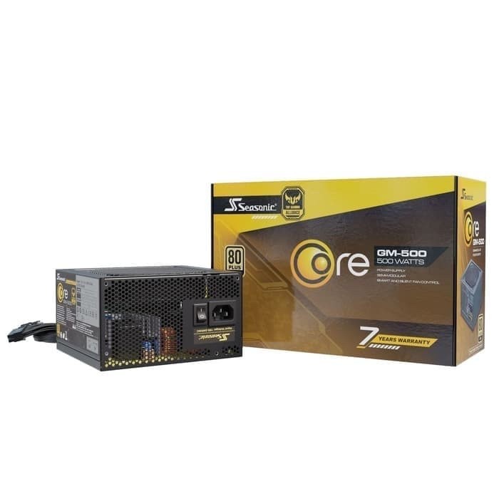 Ready Seasonic Core Gold GM-500 - 500W Modular - 80+ Gold / PSU 500W