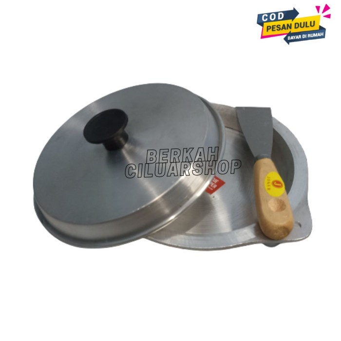 PREMIUM Loyang Cetakan Martabak Manis Bangka + Tutup & Kape