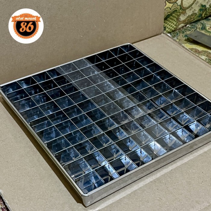 PREMIUM LOYANG BROWNIES SEKAT 2x2 STAINLESS STEEL