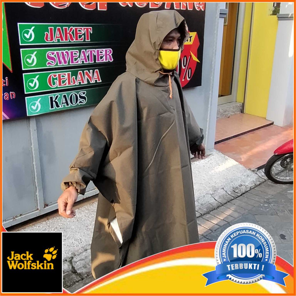DISKON JAS HUJAN PONCO LENGAN ADVENTURE - MANTEL HUJAN LENGAN EDHERTO - RAINBAT LENGAN EDHERTO -