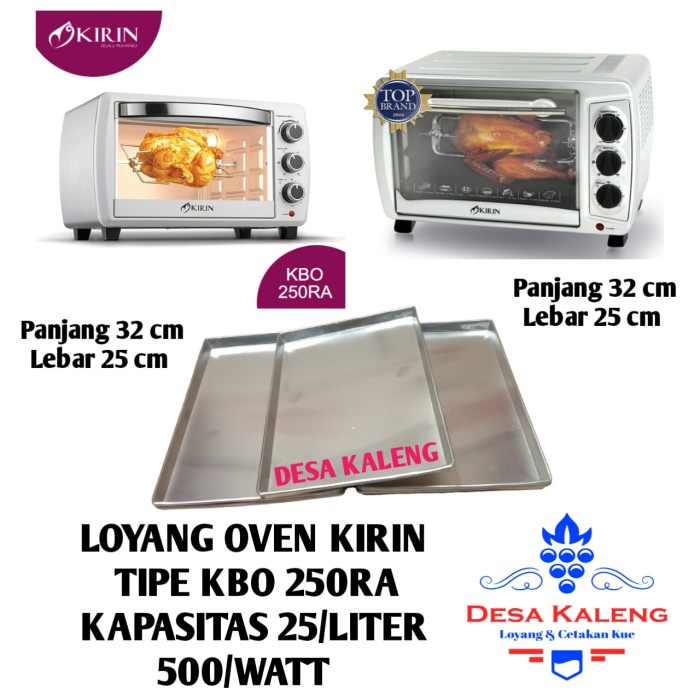 PREMIUM Loyang Oven Listrik Kirin KBO-250RA / Loyang Oven Kue / TOASTER KIRIN