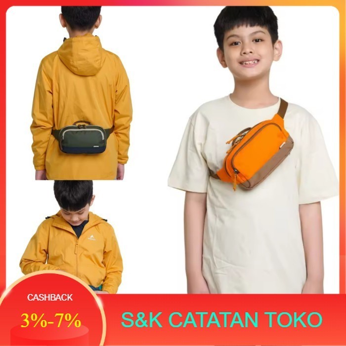 PREMIUM EIGER MINIFY WAIST 1L KIDS tas bag waistbag pinggang mini anak