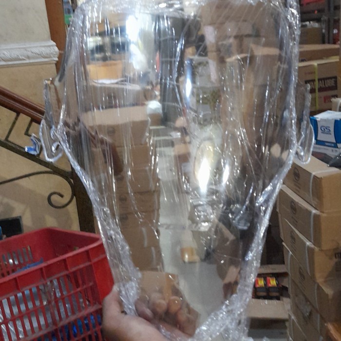 PREMIUM visor pcx 150 windshield clear riben hitam standart