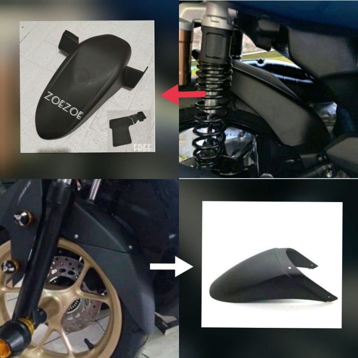 PREMIUM Sambungan Spakbor Depan Nmax New Plus Spakbor Kolong Nmax 2020 2021