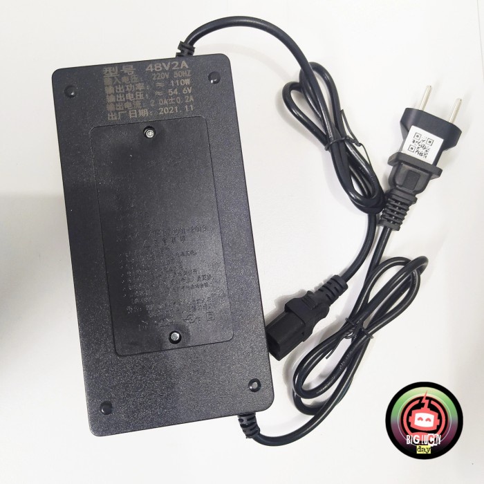 Best seller charger sepeda listrik 48v 2A 54.6v lithium 10ah 12ah 15ah sparepart Terlaris
