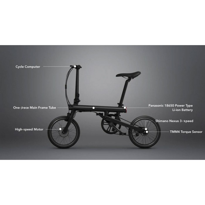 Best seller Qicycle EF1 Sepeda Elektrik Lipat Smart Bicycle EF1 By Emi Terlaris