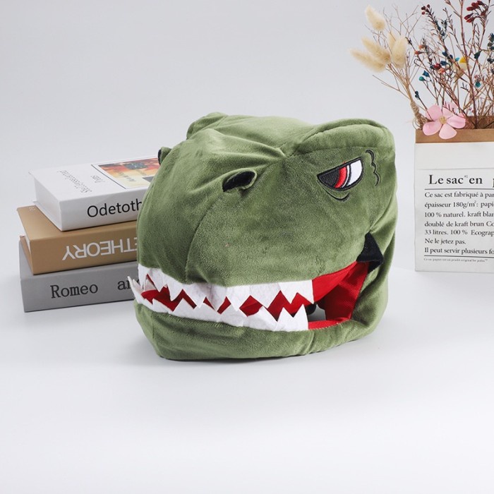 Topi Boneka Dino Karakter Cosplay Bentuk Kartun Hiu Poop Bunny Hat Top Quality