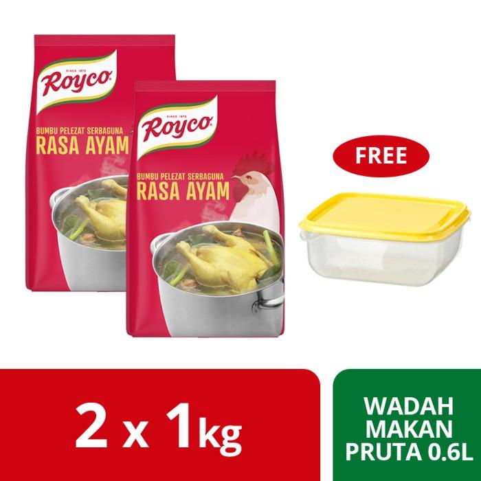 

Promo Terbatas Paket Royco Ayam Pouch 1Kg Twinpack Free Food Container Aman