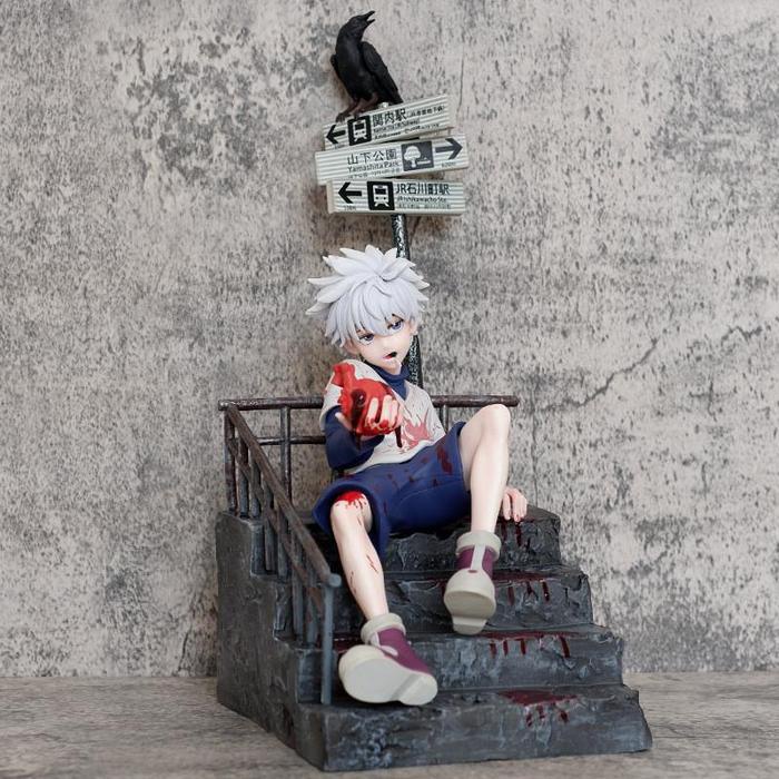 Killua Zoldyck Red Stone Hunter X Hunter 34cm Action Figure PVC D-FGA421