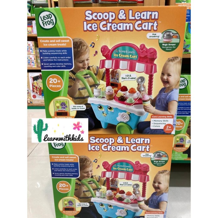 leapfrog scoop learn ice cream cart