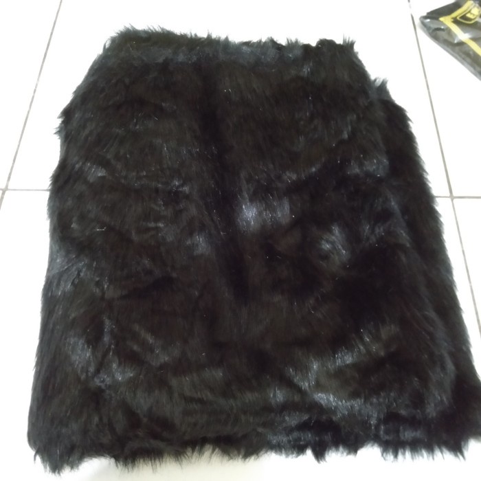 Selendang Bulu Pesta Hitam Bolero Bulu Hitam Promo