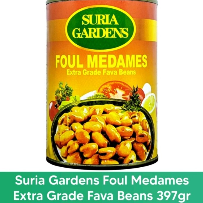 

Suria Foul Medames Extra Grade Fava Beans 397gram Kacang Ful Medammes