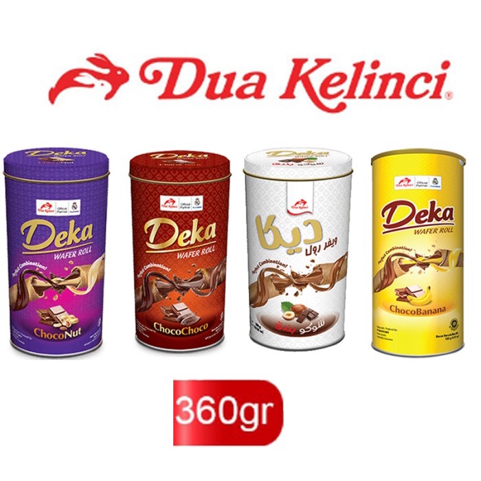 

Deka Wafer Roll Tin Choco Choco chocochoco 360g 360 gram