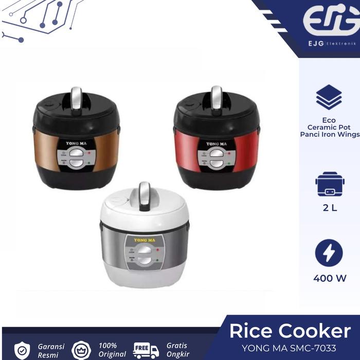 YONGMA SMC 7033 Magic Com 2 Liter Gold Iron Wing