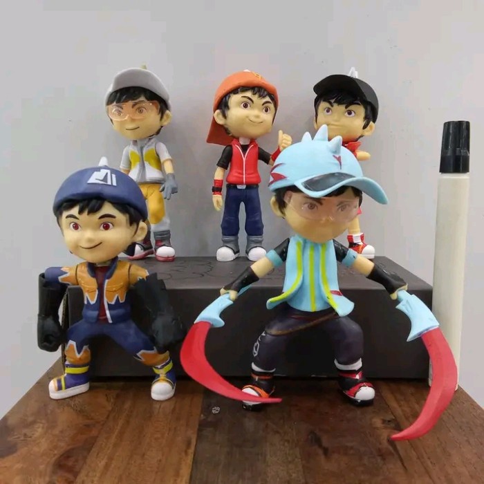 Mainan boboiboy supra galaxy solar supra gempa Artikulasi Detail bagus