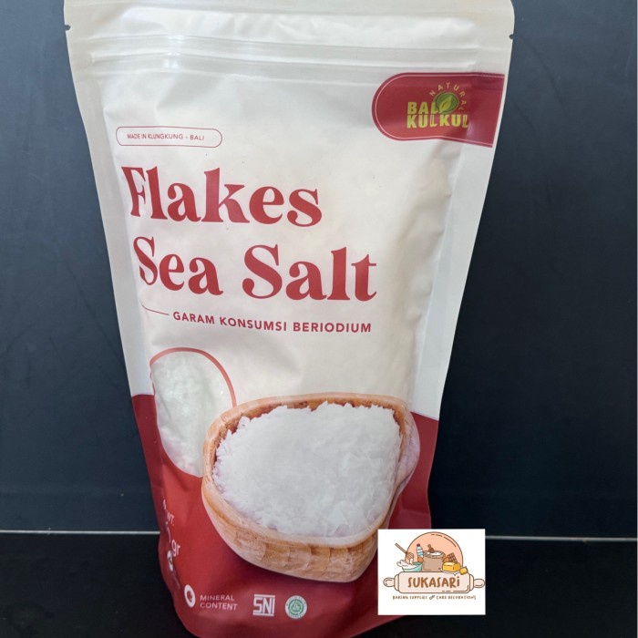

Promo Terbatas Sea Salt Flakes 500Gr Garam Serpihan Kasar Bali Kulkul Aman