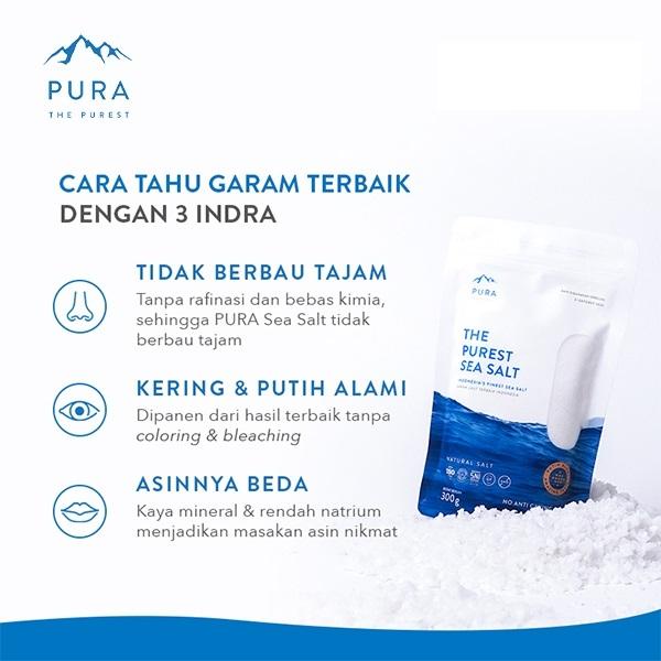 

Promo Terbatas Pura Sea Salt Fine 300Gr Garam Laut Halus Organik Natural Aman