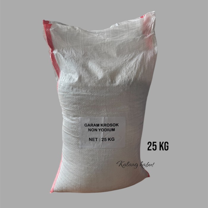 

Sale Terbatas Garam Krosok - Garam Kristal - Garam Kasar Non Yodium - 25 Kg Aman