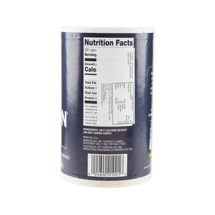 

Sale Terbatas Morton Salt Garam Biasa Tanpa Yodium 737G Usa Aman
