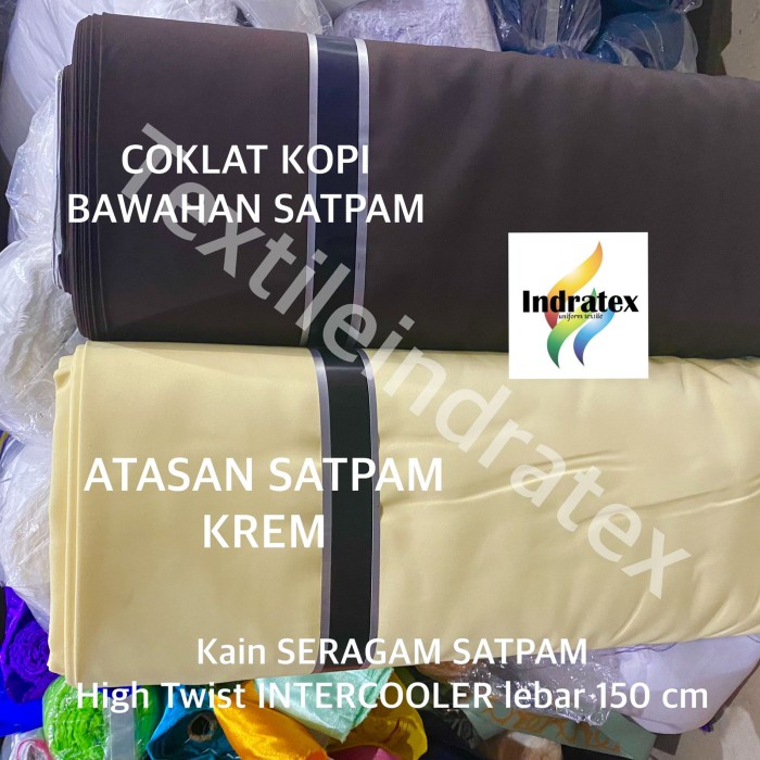 MNTB" KAIN PEMDA KHAKI TUA MUDA KEKI BAJU CELANA SERAGAM DINAS PNS PDH PDL