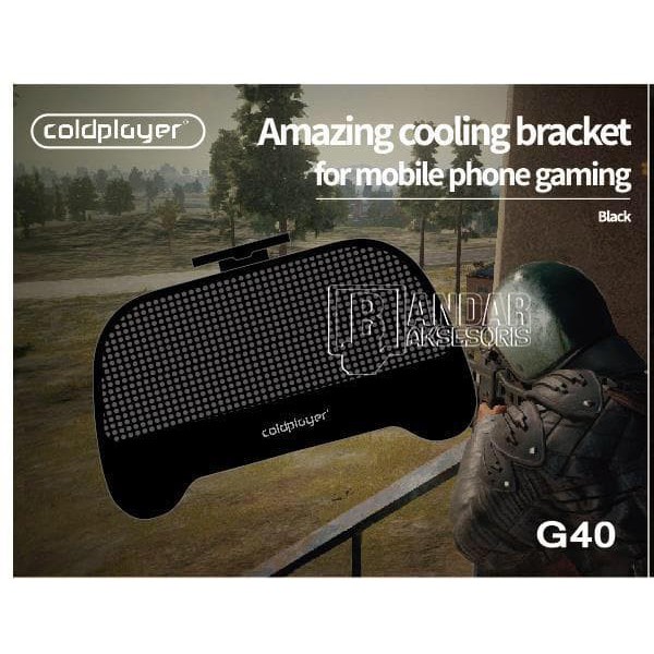 COOLING GAMEPAD / ALAT PENDINGIN HP COLDPLAYER G40 BLACK -JuaraNyaProduct