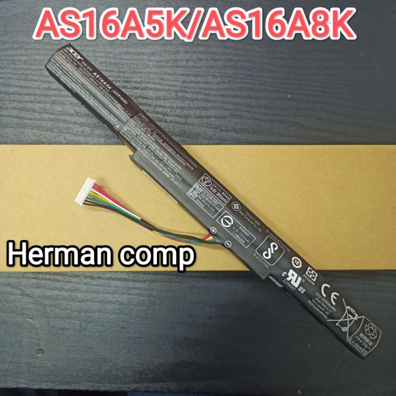 Original Baterai Acer Aspire ES 14 ES1-432 ES1-432-CO85 ES1-432-C52R AS16A5K -JuaraNyaProduct