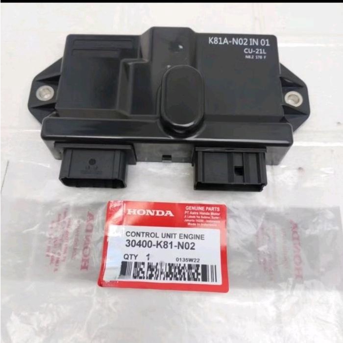ECU ECM (K81) HONDA MOTOR BEAT ECO / BEAT STREET ESP 2017-2019 NON ISS / BEAT ESP 2016-2020 NON ISS