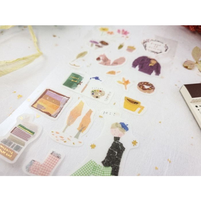 

Diskon Miki Tamura Washi Stickers - Autumn Cod