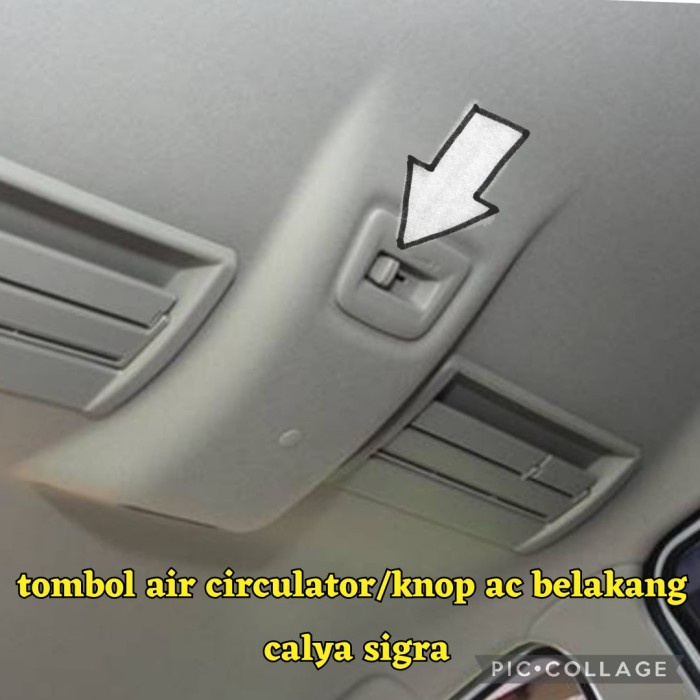 Knop Tombol Air Circulator Belakang Calya Sigra Knob Ac Belakang Calya Kode 031