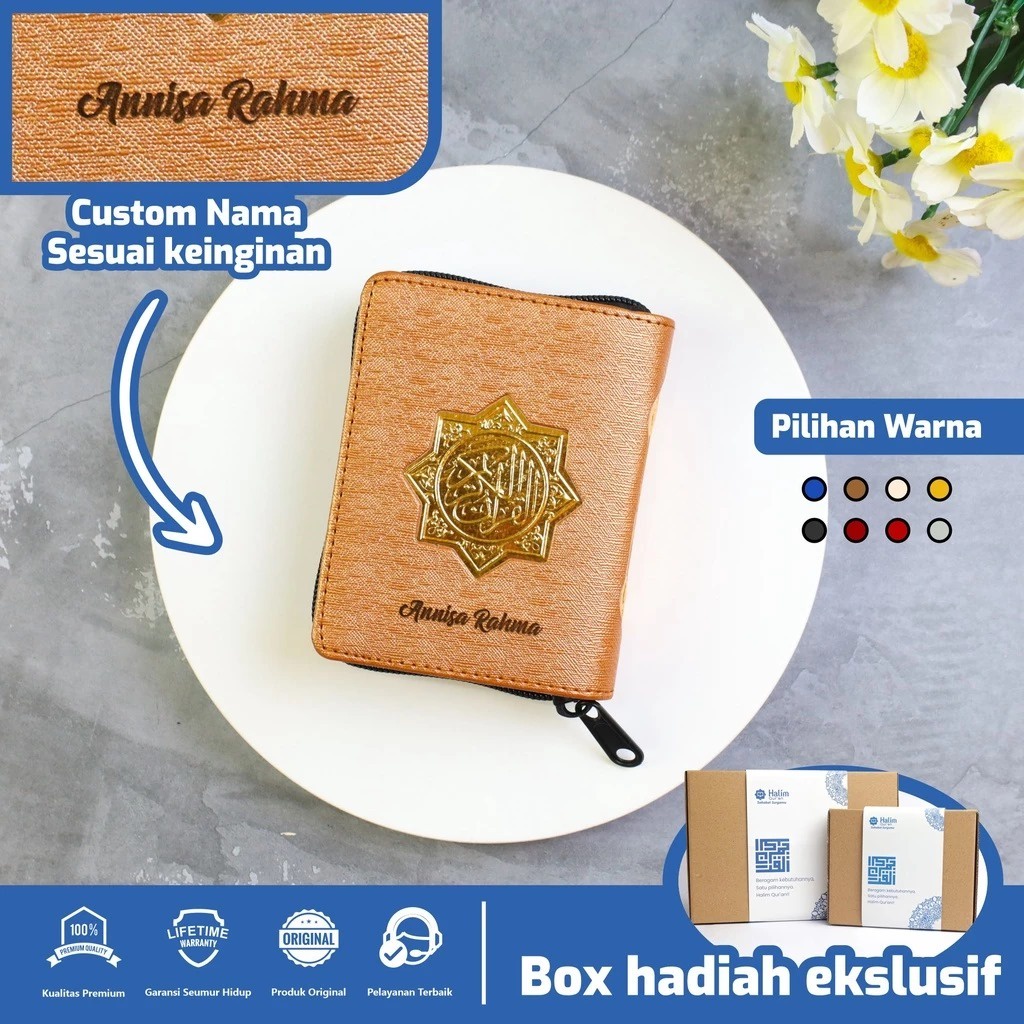 FLASH SALE AL QURAN SAKU - AL QURAN AL WAFA TSUMUN RESLETING A7 - AL QURAN CUSTOM NAMA - AL QURAN