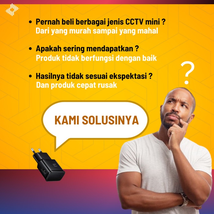 KAMERA PENGINTAI TERSEMBUNYI CCTV MINI TANPA KABEL SPY CAM IP CAMERA