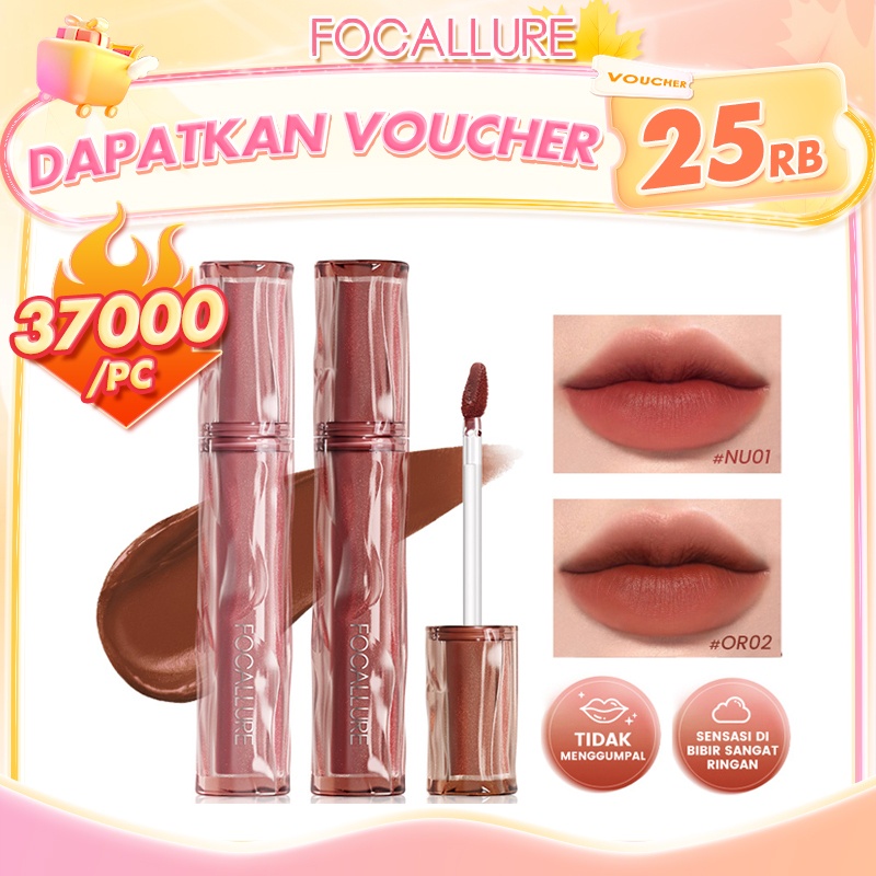 FOCALLURE Pro-blur Airy Velvety Tint Velvet Matte Mossue Lip cream Airy-lip Sensation Moisturizing