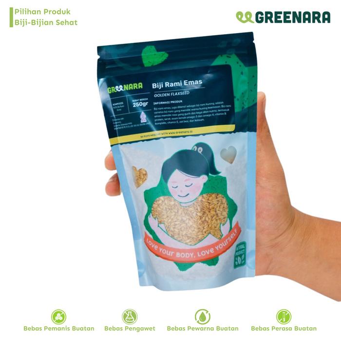 

[dch] - Greenara Biji Rami Emas 1 Kg / Golden Flaxseed