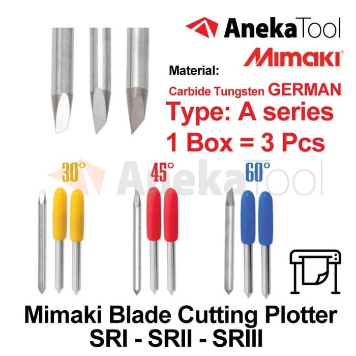 

TERBARU! Pisau Cutting Sticker Mimaki Blade - A Series (Baja Carbide German)