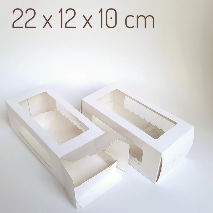 (Expert) kemasan kue bolu gulung box roll cake dus kue bolu gulung kotak bolu