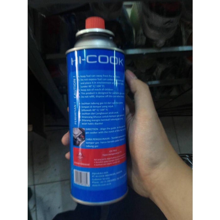 [ HI - COOK ] GAS KALENG HI COOK, UNTUK KOMPOR PORTABLE