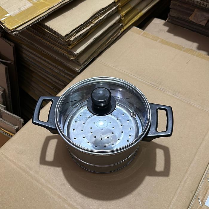 PROMO PANCI KECIL KUKUSAN TUTUP KACA STAINLESS KITCHENWARE