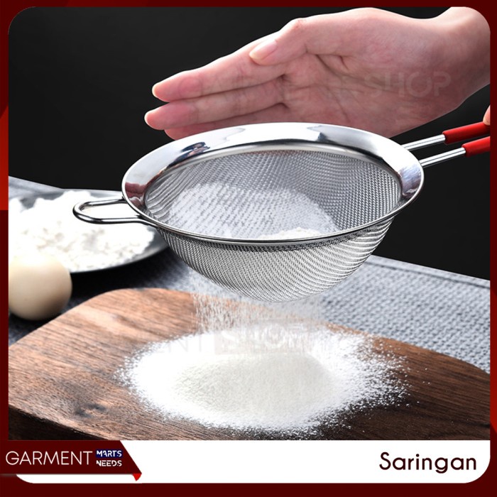 SARINGAN MINYAK GORENG STAINLESS STEEL TIRISAN GORENGAN STAINER BESAR