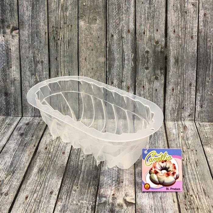 (1 PCS) CETAKAN AGAR OVALE PUDING JELLY KUE PLASTIK FOOD GRADE LOYANG