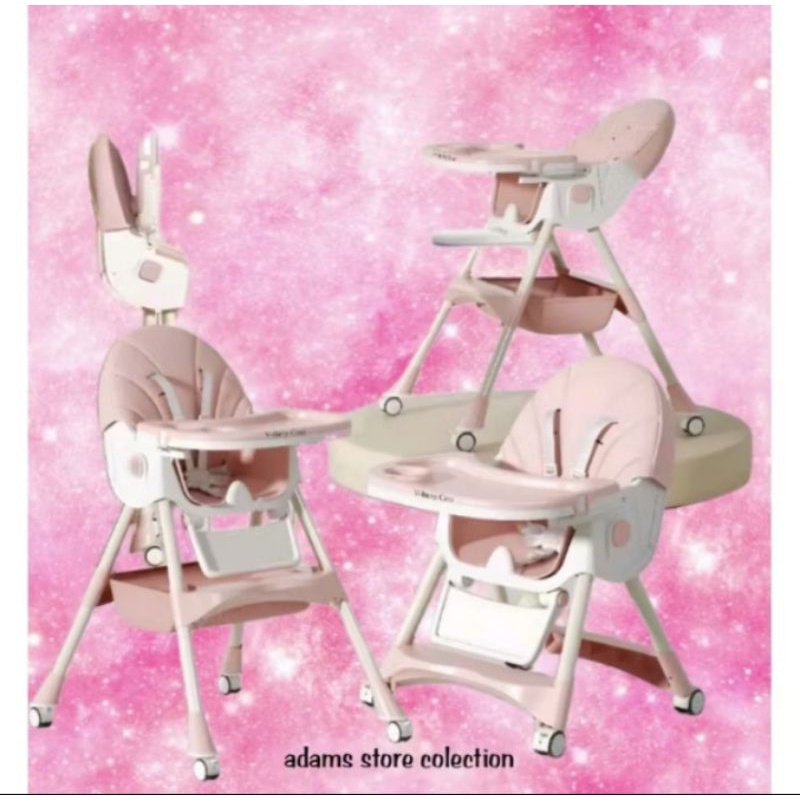 PNK Baby Chair 02 New, Kursi Makan Lipat, High Chair