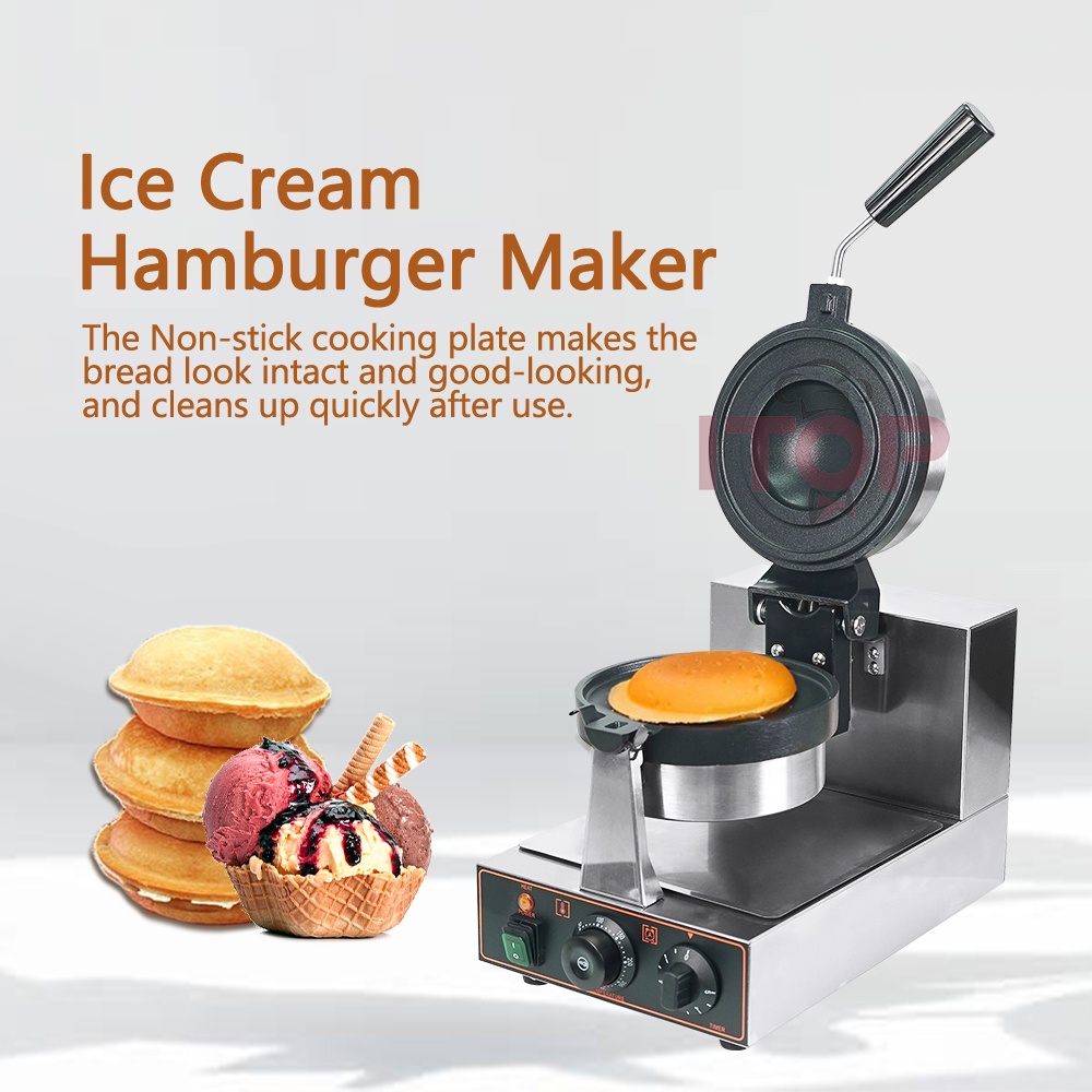 TERMURAH ITOP Gelato Panini Press Machine Commercial Ice Cream